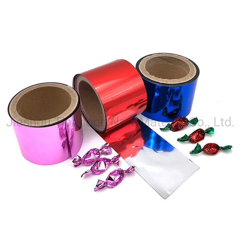 Printed PET Twist Film PVC Twisted Film Candy Wrapping Film Confectionery Packaging Wrapper Film Laminated Film Roll Printed Composite Packing Film