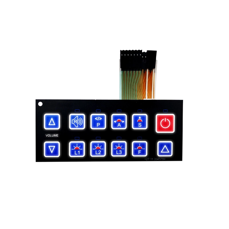 High Quality Electronic Silk Printing Membrane Keypad for Beckhoff