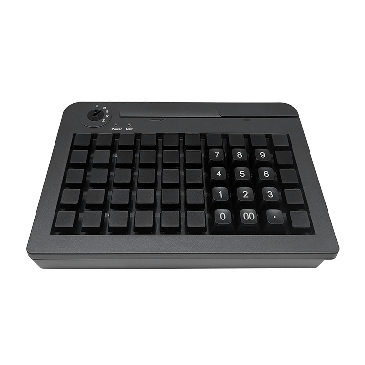 50 Keys Custom Membrane USB POS Programmable Keyboard with Msr Kb50