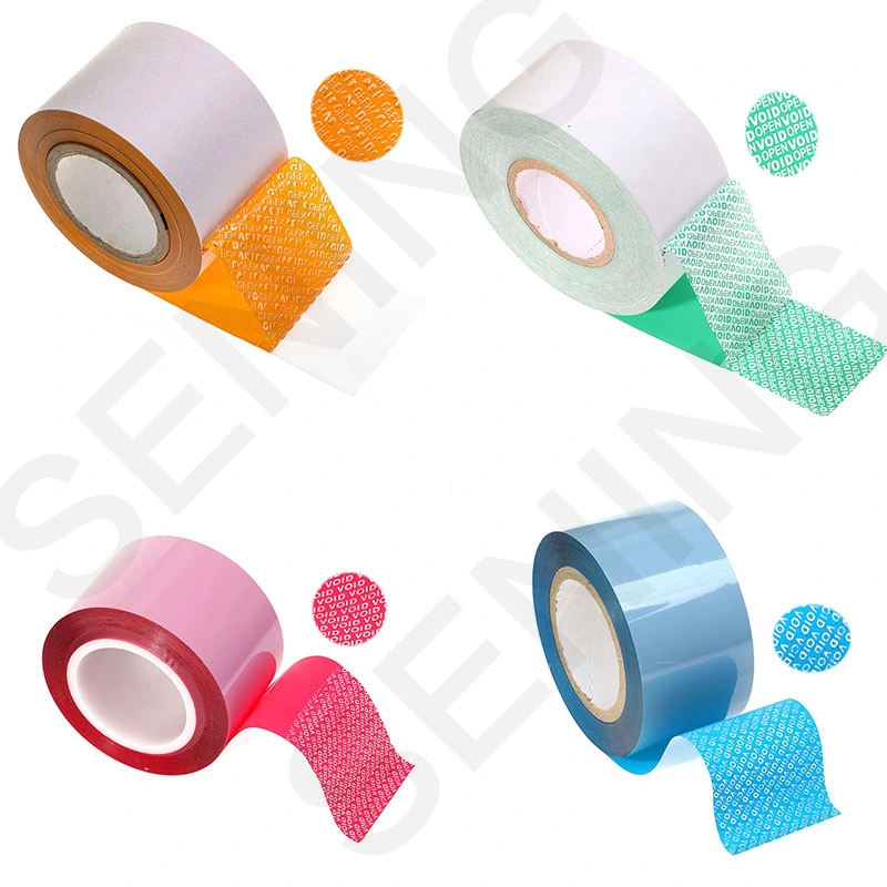 Custom Printing Tamper Evident Security Void Sealing Adhesive Label Sticker